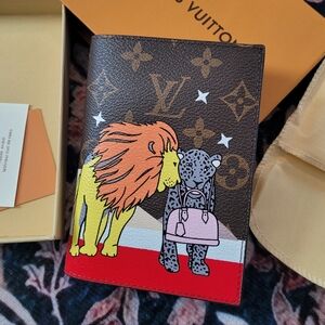 Hot Monogram Fashion Animal Print Wallet Passport